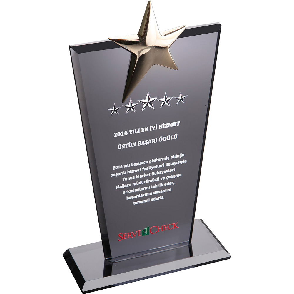 Kristal Plaket EKT-128-FM